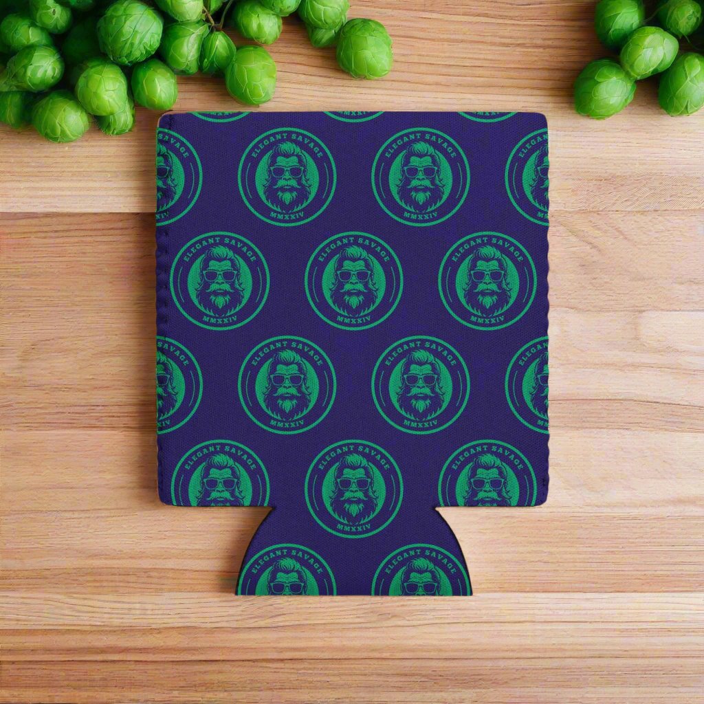 The Elegant Savage OG Coin Logo Can Cooler