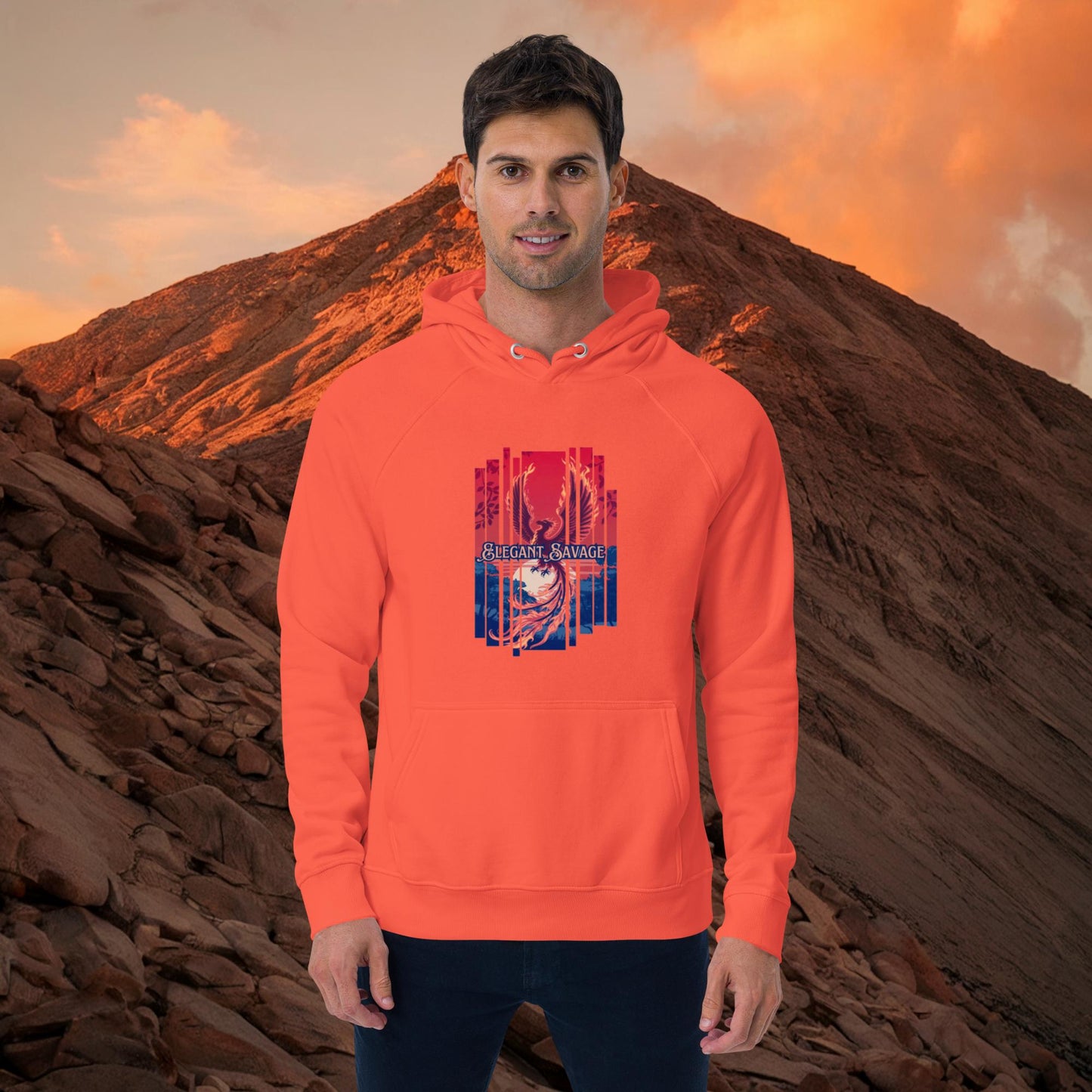 Phoenix Rising Eco Raglan Hoodie