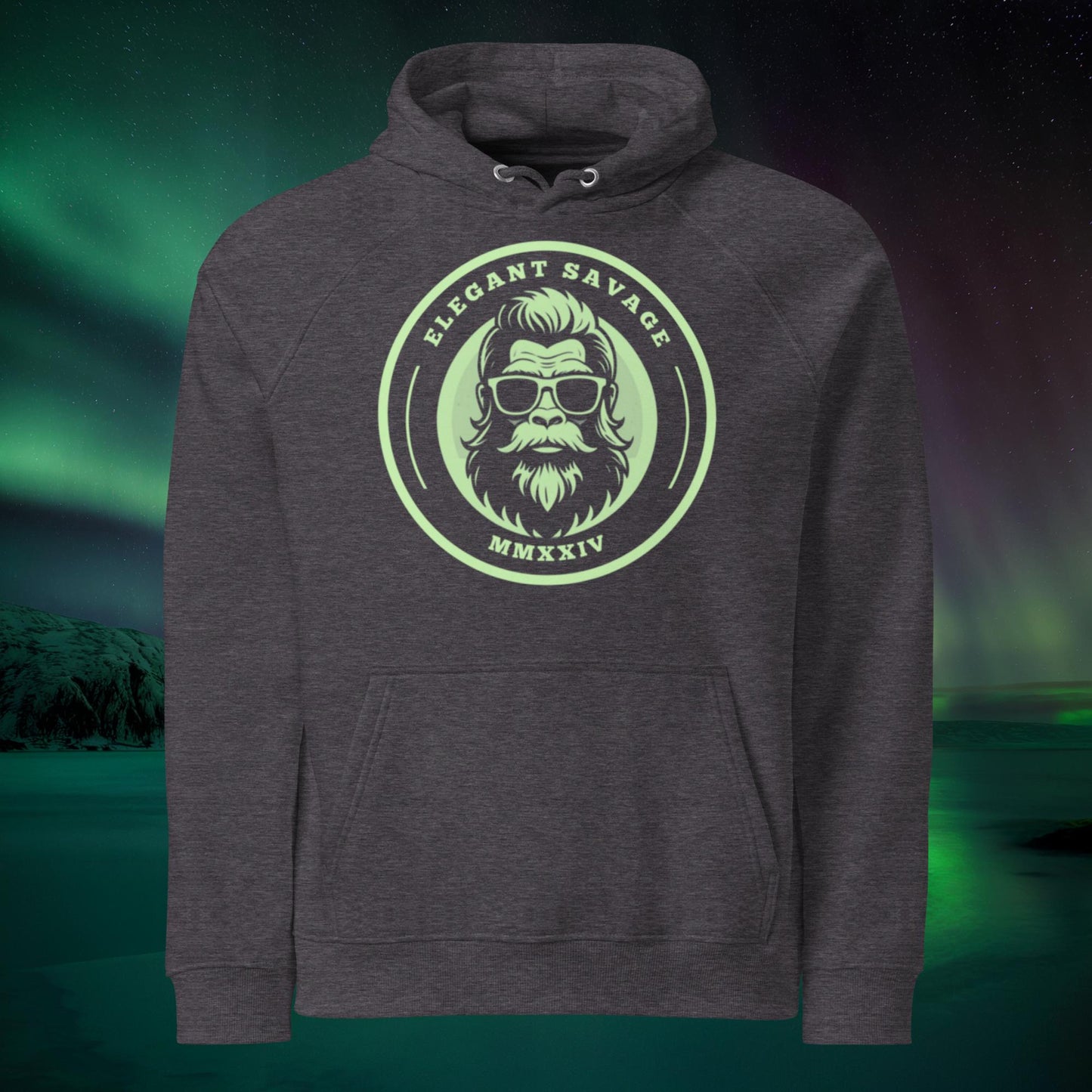 ES Mint OG Coin Logo Unisex Eco Raglan Hoodie hoodie