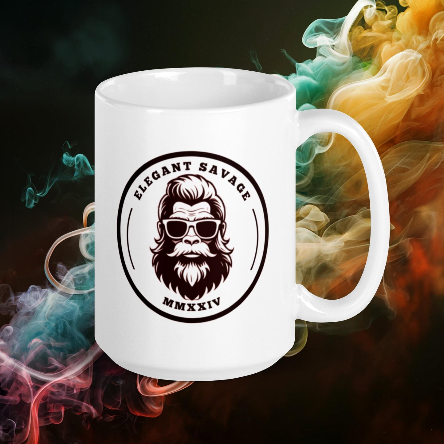 ES OG Coin Logo Classic Glossy Mug