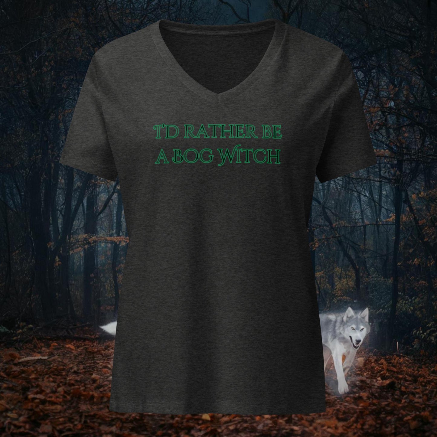 Women’s Bog Witch Relaxed V-neck T-shirt