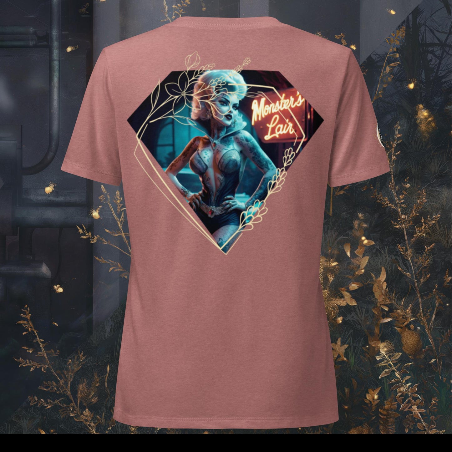 Women’s "Vintage Croc" relaxed v-neck t-shirt