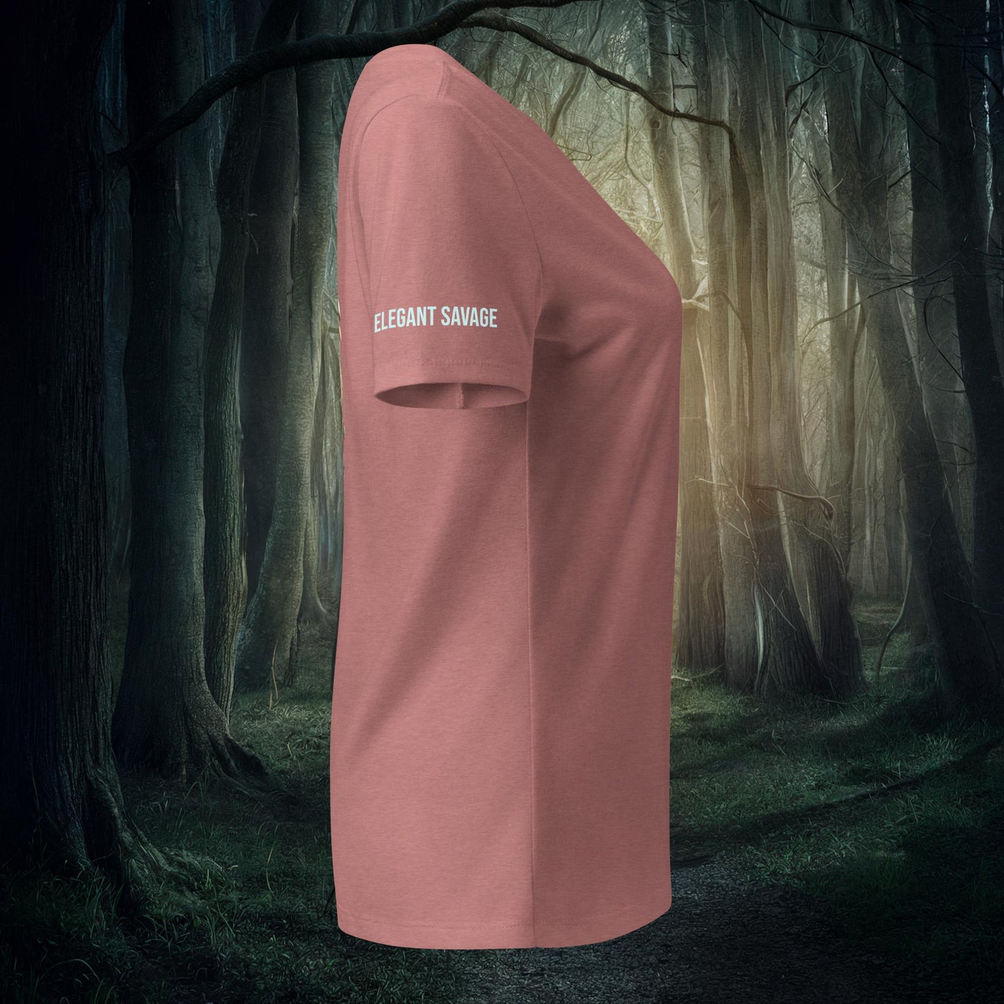 Women’s Infinite Forest Shroom Relaxed V-neck T-shirt