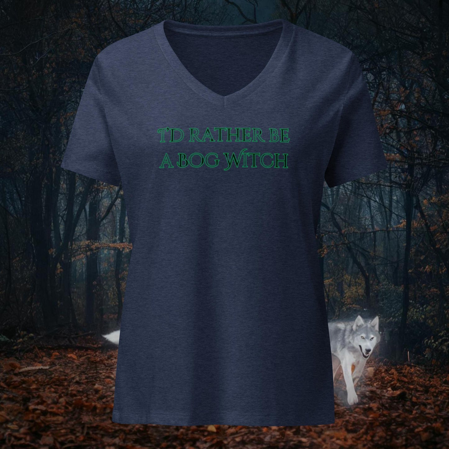 Women’s Bog Witch Relaxed V-neck T-shirt
