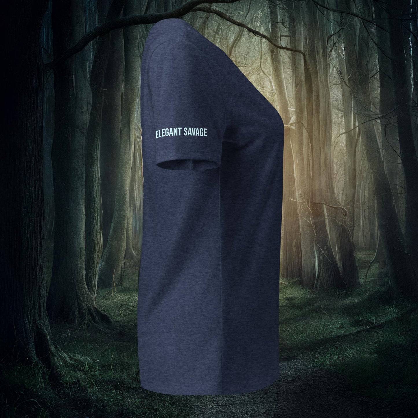Women’s Infinite Forest Shroom Relaxed V-neck T-shirt