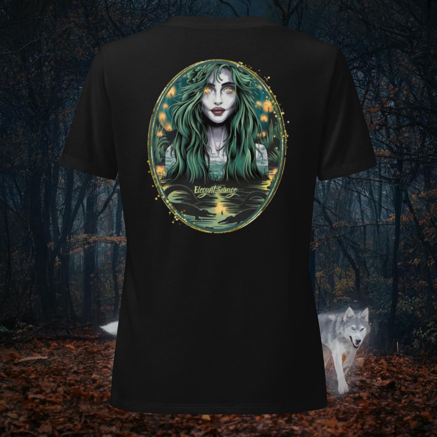 Women’s Bog Witch Relaxed V-neck T-shirt