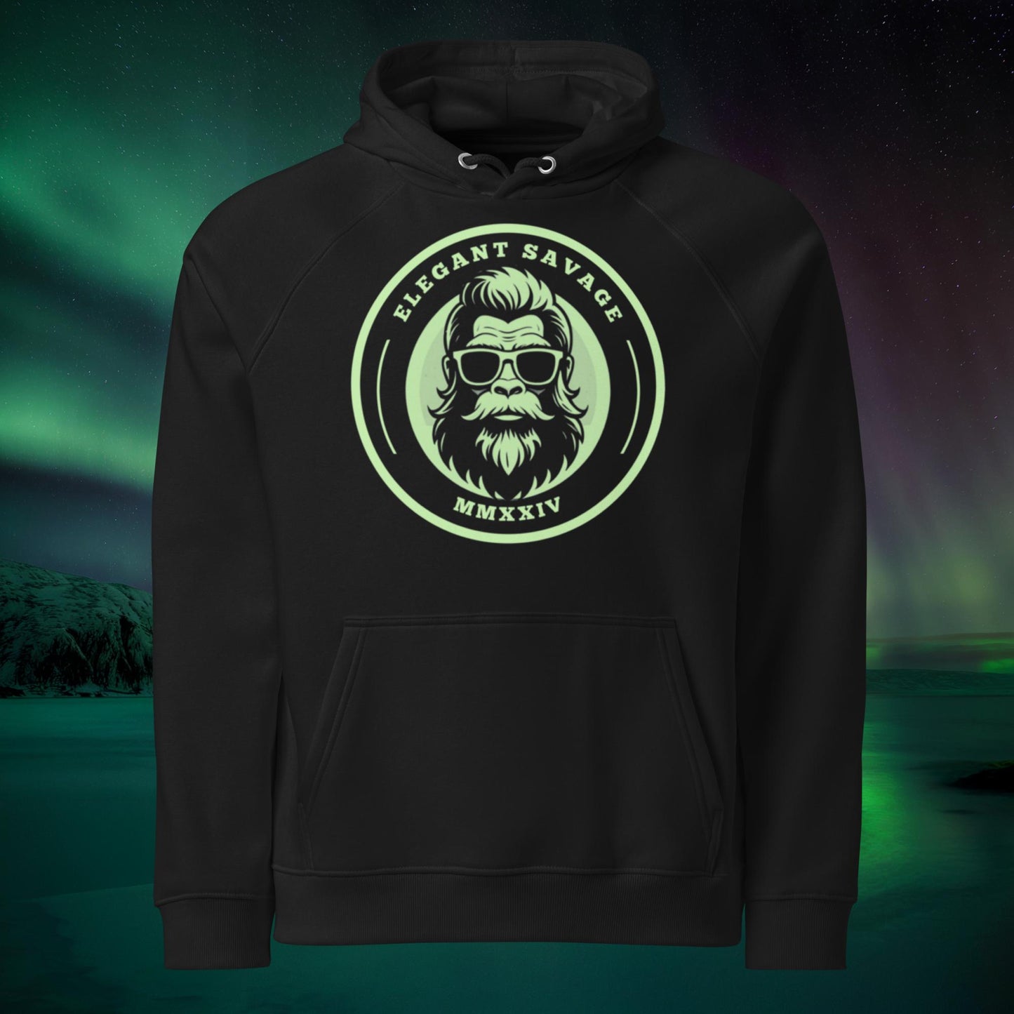 ES Mint OG Coin Logo Unisex Eco Raglan Hoodie hoodie