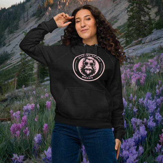 Organic Cotton Strawberry Dream OG Coin Logo Eco Raglan Hoodie