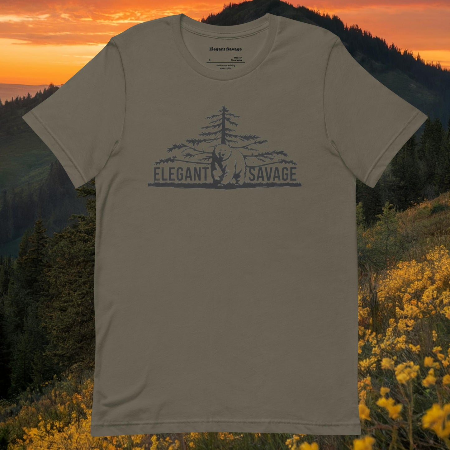 Bear Walkabout Forest T-shirt