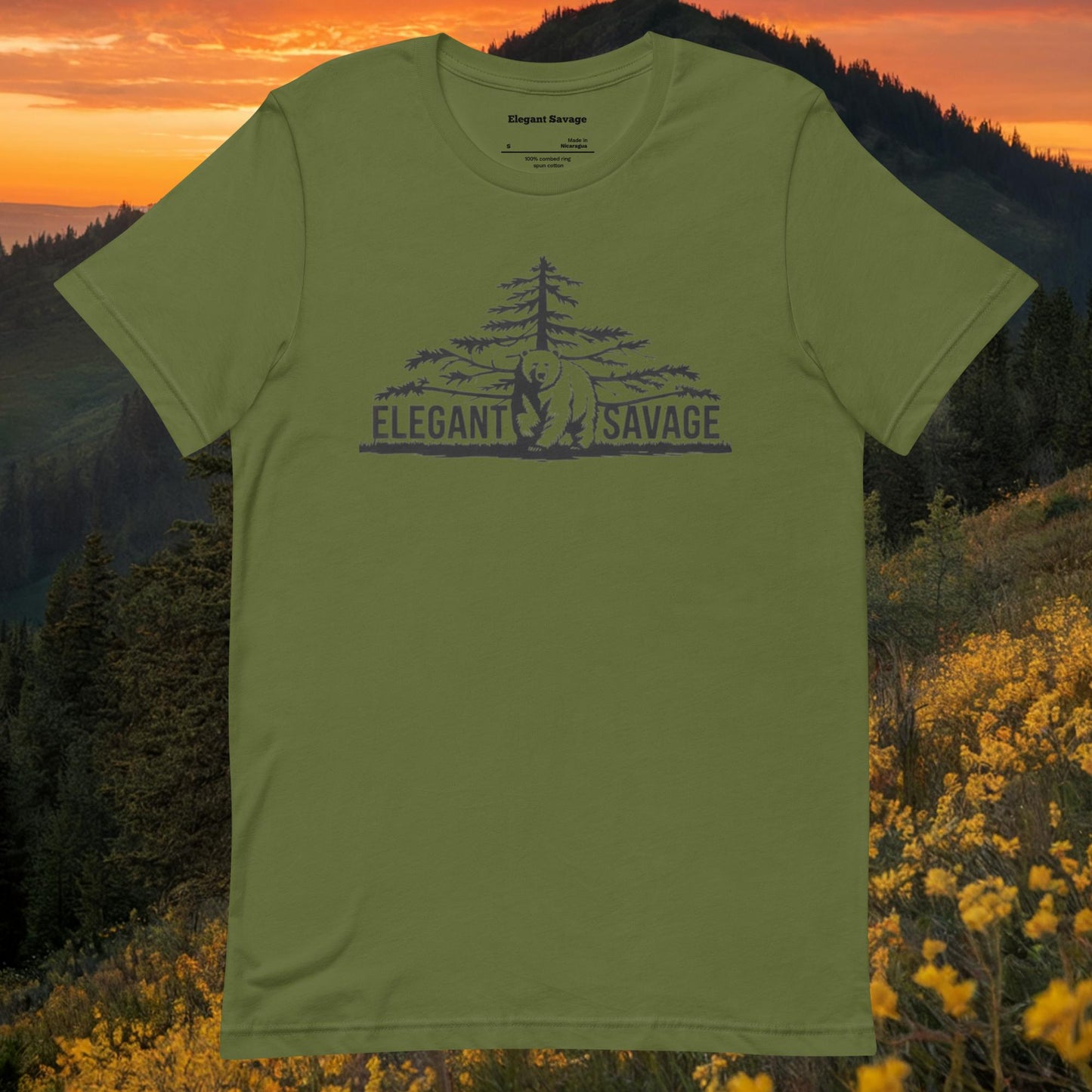 Bear Walkabout Forest T-shirt