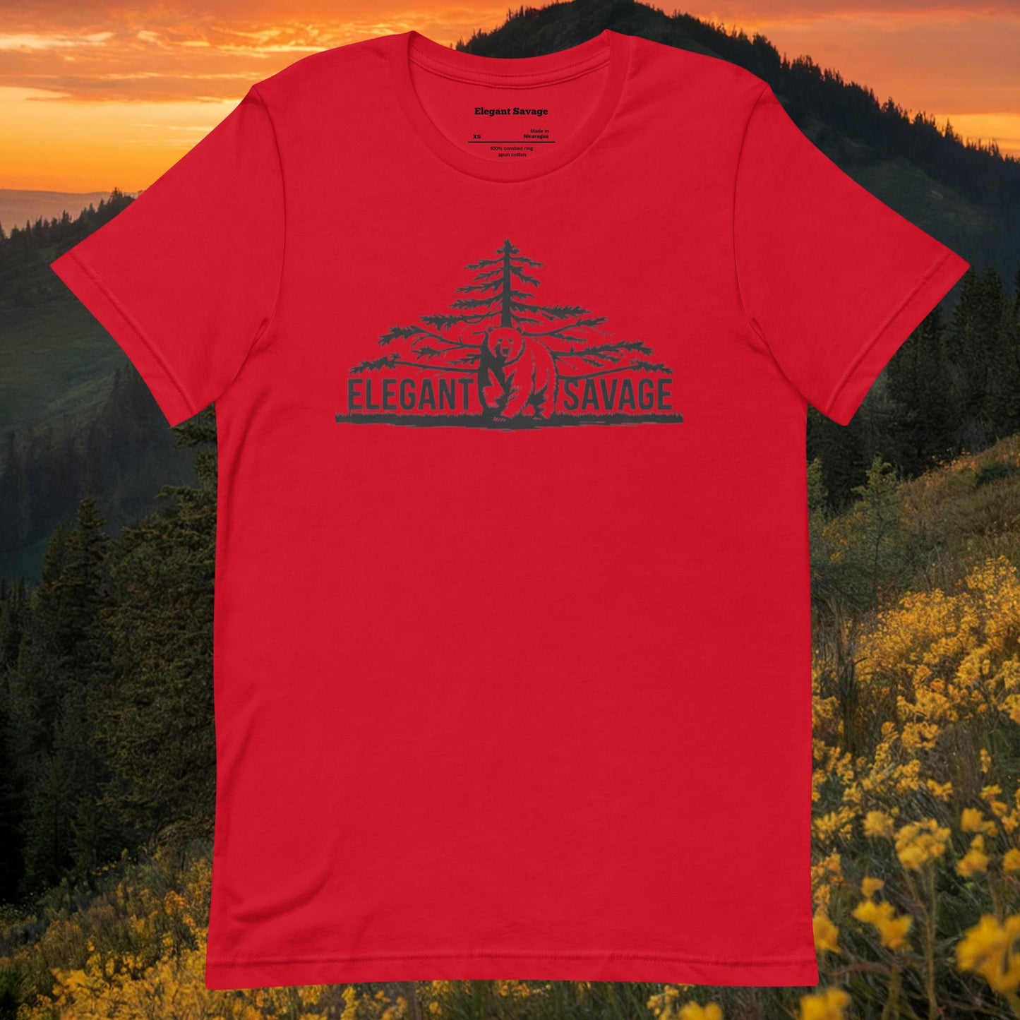 Bear Walkabout Forest T-shirt