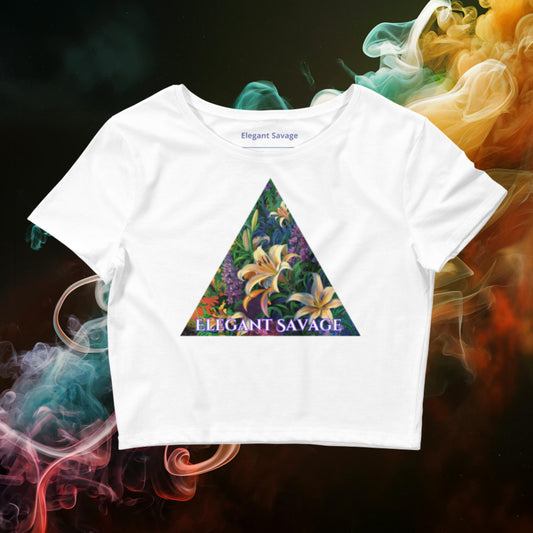 Women’s Neon Lily Crop Top