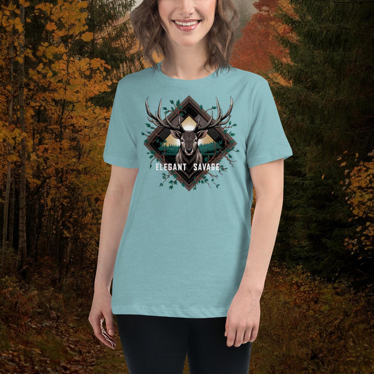 Women's Sunshine Deer Relaxed T-Shirt