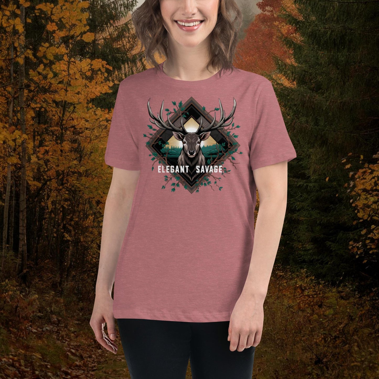 Women's Sunshine Deer Relaxed T-Shirt