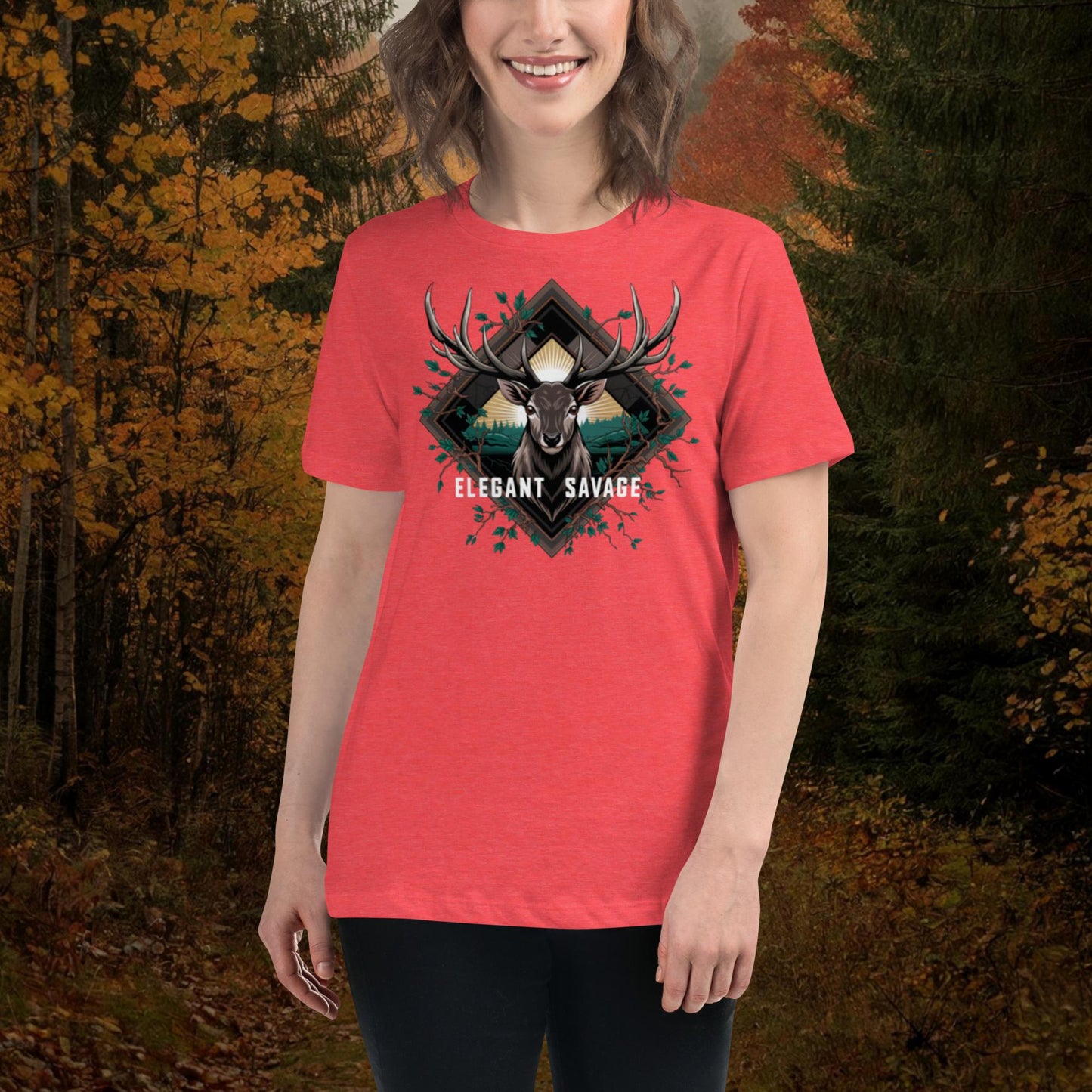 Women's Sunshine Deer Relaxed T-Shirt