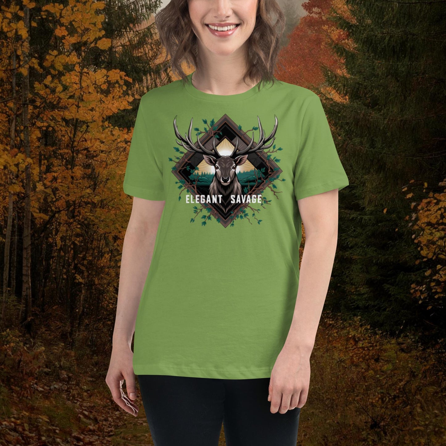 Women's Sunshine Deer Relaxed T-Shirt